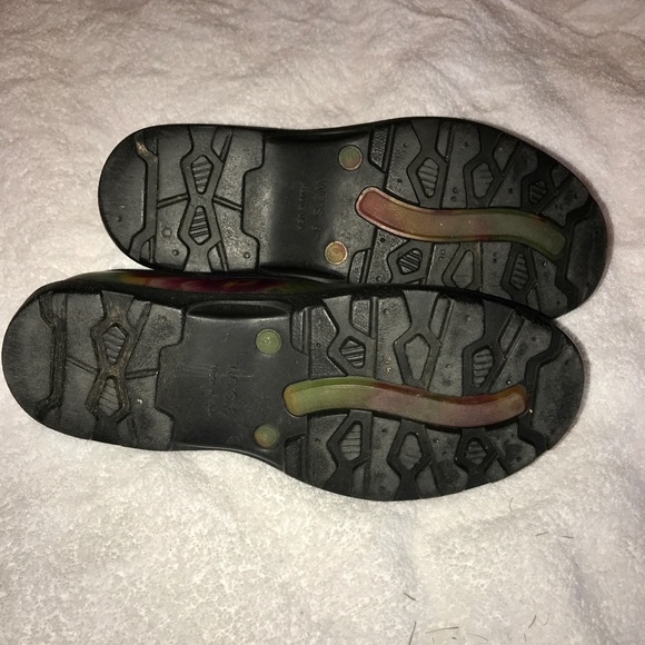 Sloggers shoes size 8, Turquoise Pansy print Rain and garden shoes NWOT - Picture 4 of 7